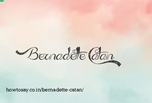 Bernadette Catan