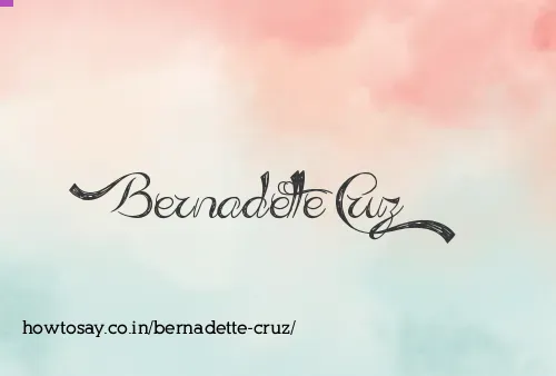 Bernadette Cruz