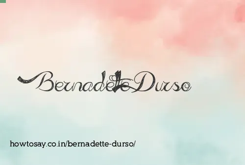 Bernadette Durso