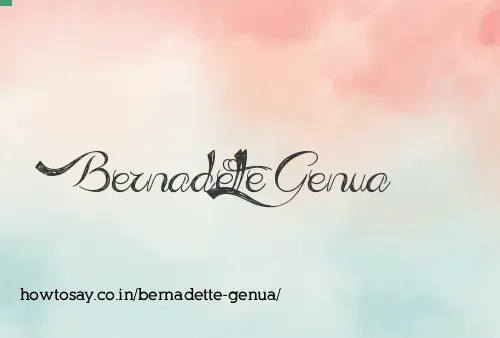 Bernadette Genua