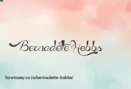 Bernadette Hobbs