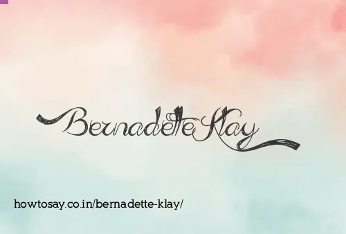 Bernadette Klay