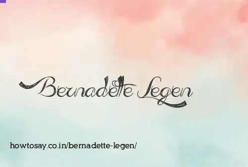 Bernadette Legen