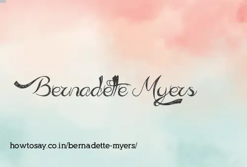 Bernadette Myers