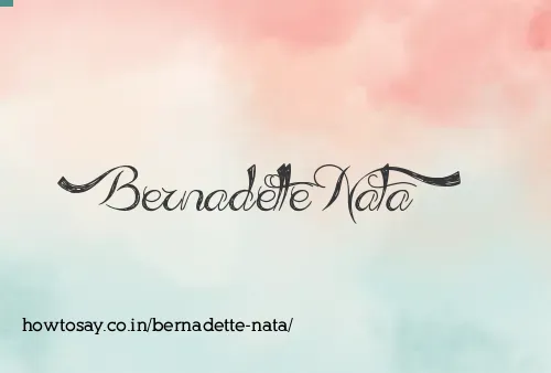 Bernadette Nata