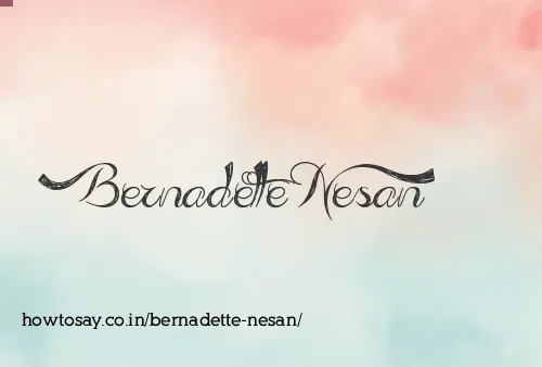 Bernadette Nesan