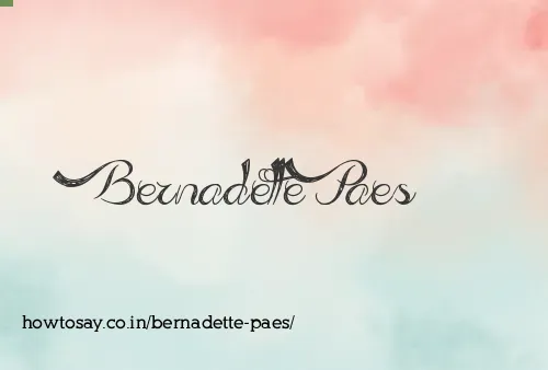 Bernadette Paes