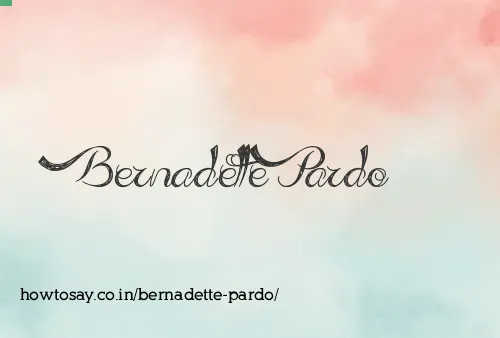 Bernadette Pardo