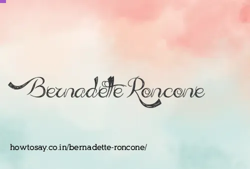 Bernadette Roncone
