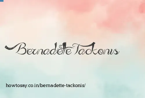 Bernadette Tackonis