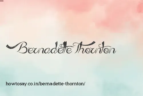 Bernadette Thornton