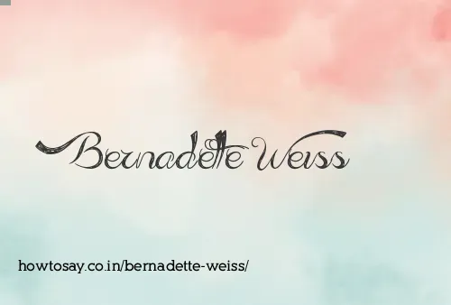 Bernadette Weiss