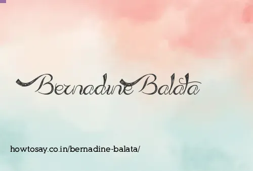 Bernadine Balata