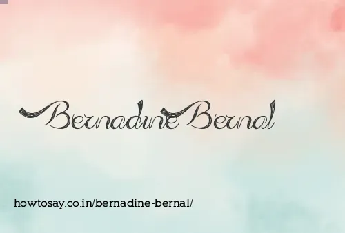 Bernadine Bernal
