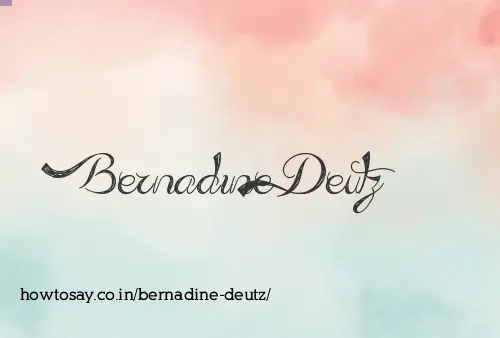 Bernadine Deutz