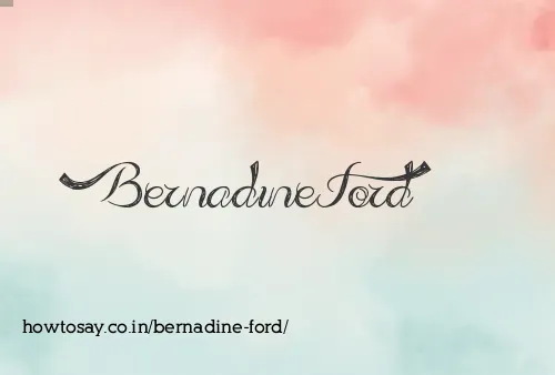 Bernadine Ford