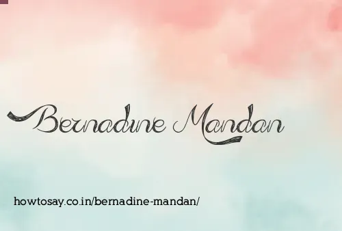 Bernadine Mandan