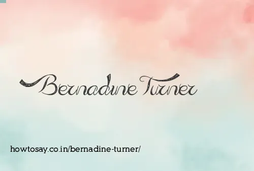 Bernadine Turner