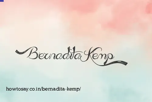 Bernadita Kemp