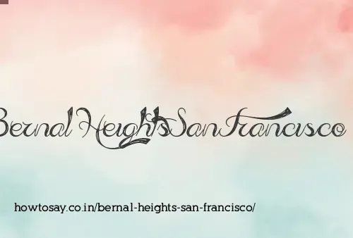 Bernal Heights San Francisco