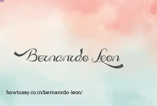 Bernanrdo Leon