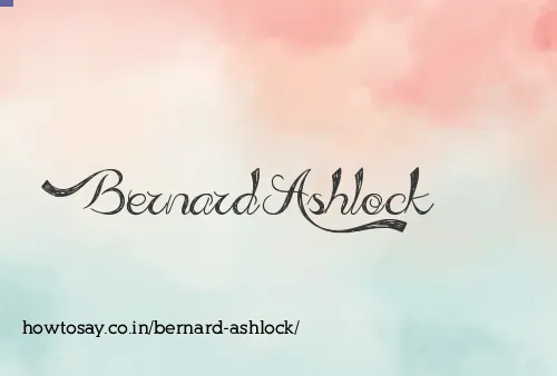 Bernard Ashlock
