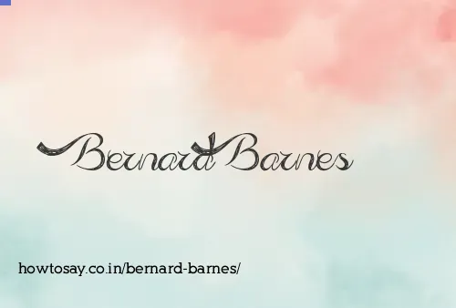 Bernard Barnes