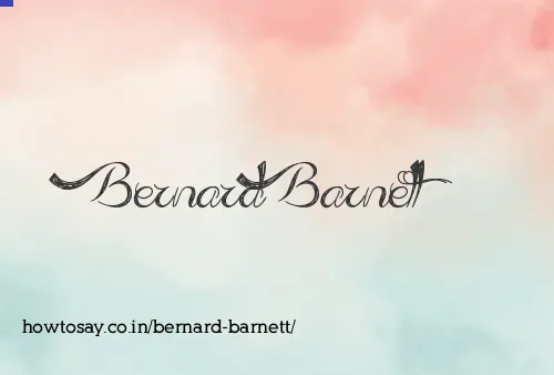 Bernard Barnett