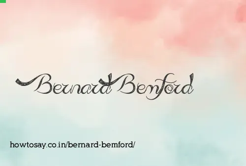 Bernard Bemford
