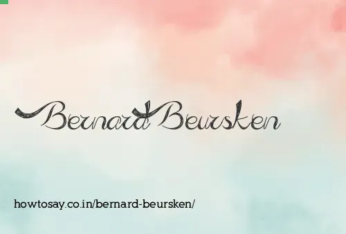 Bernard Beursken