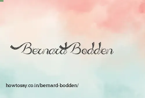 Bernard Bodden