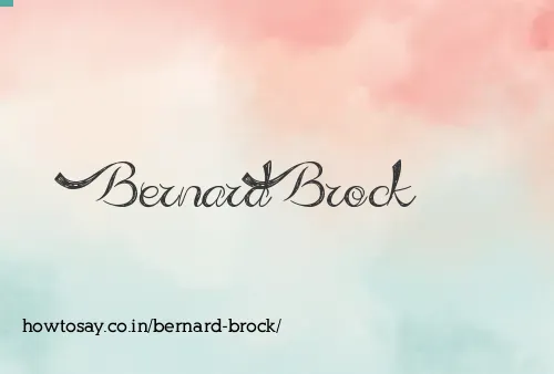 Bernard Brock