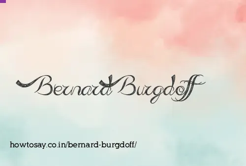 Bernard Burgdoff