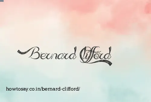Bernard Clifford