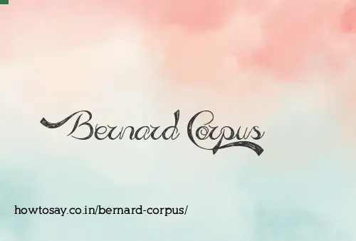Bernard Corpus