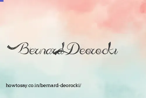 Bernard Deorocki