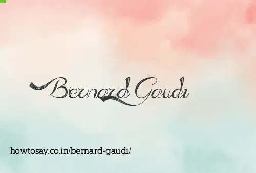 Bernard Gaudi