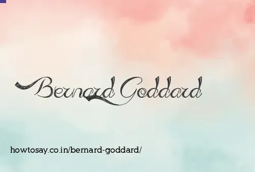 Bernard Goddard