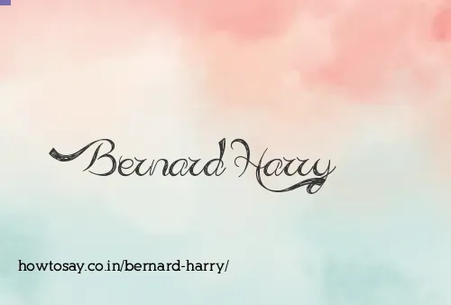 Bernard Harry
