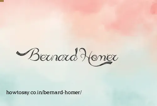Bernard Homer