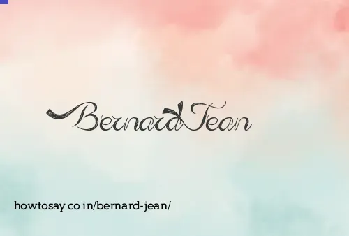 Bernard Jean