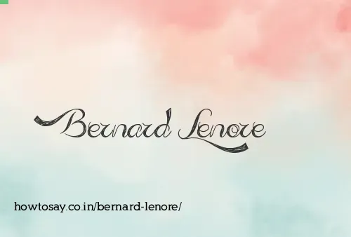 Bernard Lenore