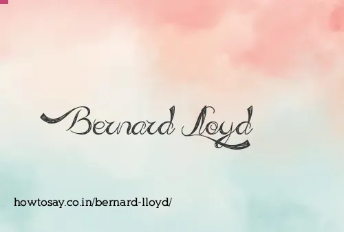 Bernard Lloyd