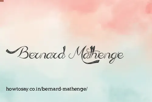 Bernard Mathenge