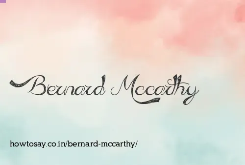 Bernard Mccarthy