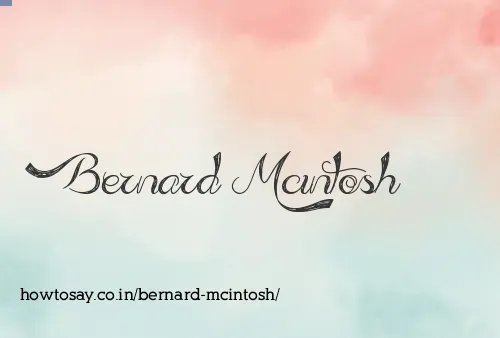 Bernard Mcintosh