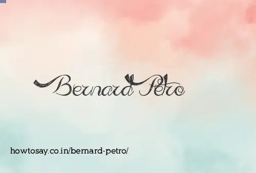 Bernard Petro