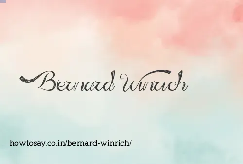 Bernard Winrich