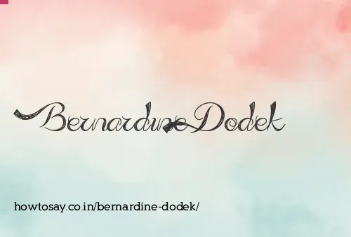 Bernardine Dodek