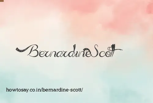 Bernardine Scott